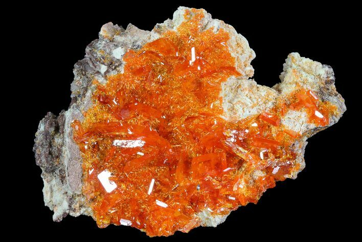 Wulfenite Crystal Cluster - Rowley Mine, AZ #76832